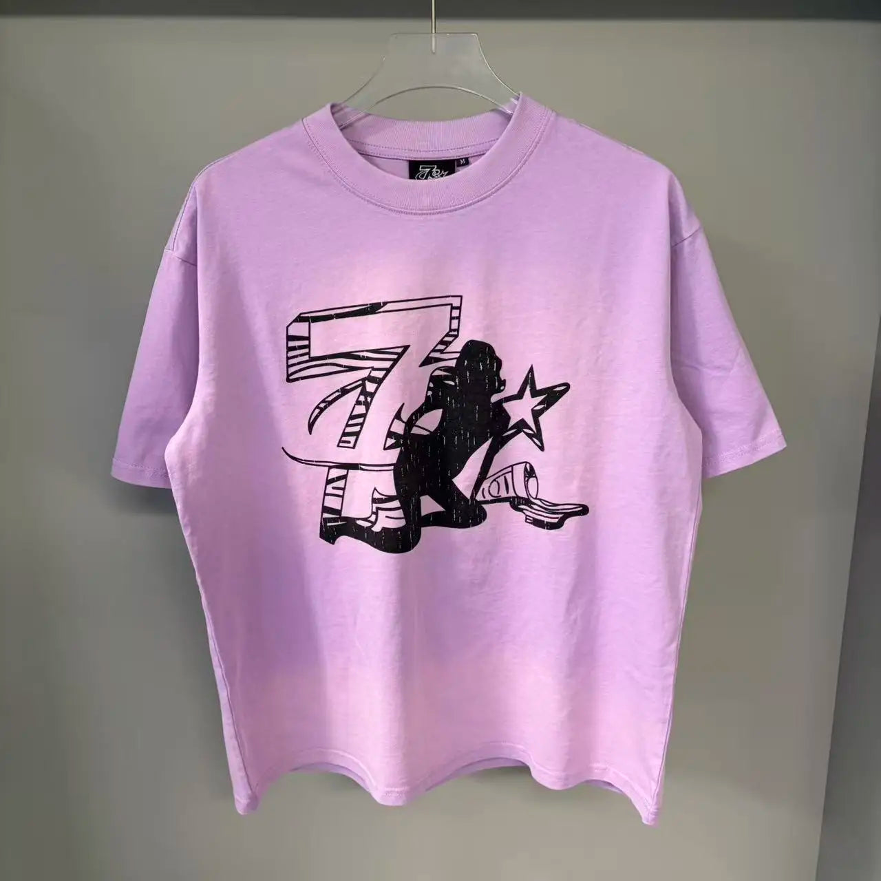 Boy Letter Rhinestone White Black Cotton Short Sleeve Tshirts for Men and Women Harajuku Hip Hop Loose Shinning Diamond Tees